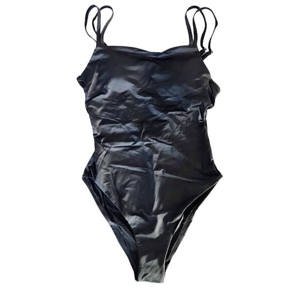 Andie Swim The Rockaway One piece Swimsuit Black NWT Size Small - Picture 2 of 6